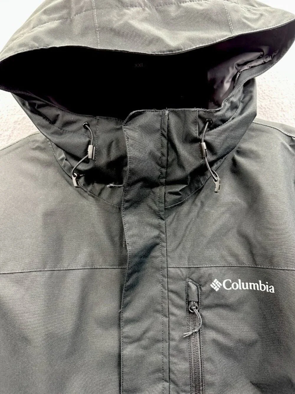 Columbia Jacket Men 2X Tall Tipton Peak III Insulated Omni-Tech Black Reflective